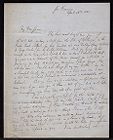 Letter from Edward Stanly to Thomas Sparrow 